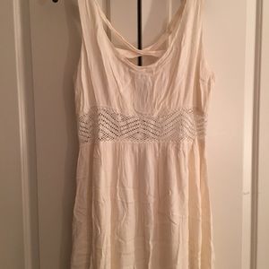Cream xhilaration maxi dress